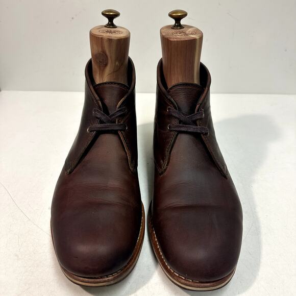 VERY GOOD Rancourt & Co. x Helm Chukka Boot Brown Chromexcel Made in USA 11 D